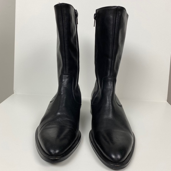 Kenneth Cole Mid Calf Leather Boots size 5.5 - Picture 3 of 7
